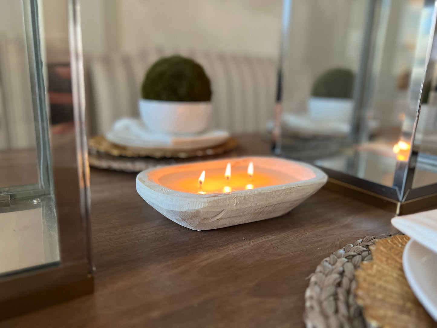 “Cashmere Cedar” Dough Bowl Candle