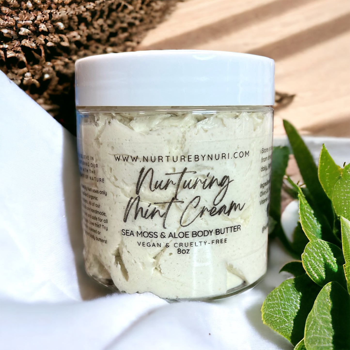 Nurturing Cream (Seamoss & Aloe) Body Butter - Mint