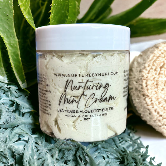 Nurturing Cream (Seamoss & Aloe) Body Butter - Mint