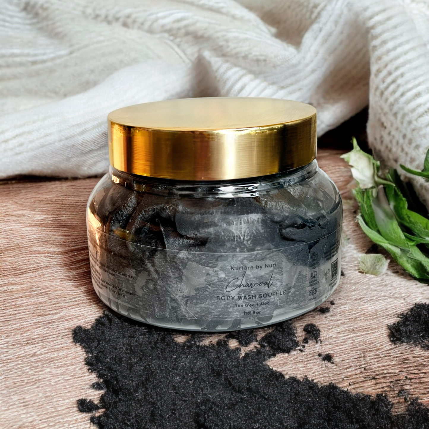 Charcoal Body Wash Souffle