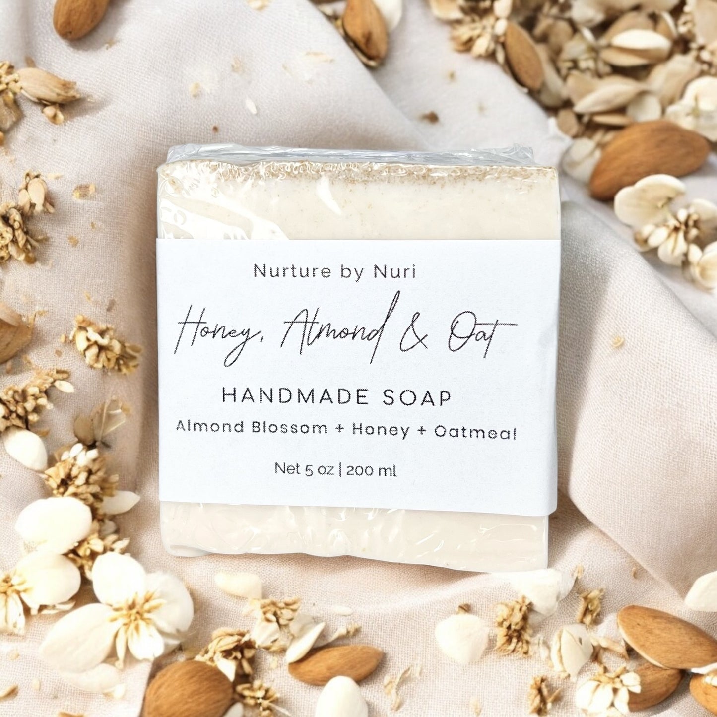 "Honey, Almond & Oat" Soap Bars