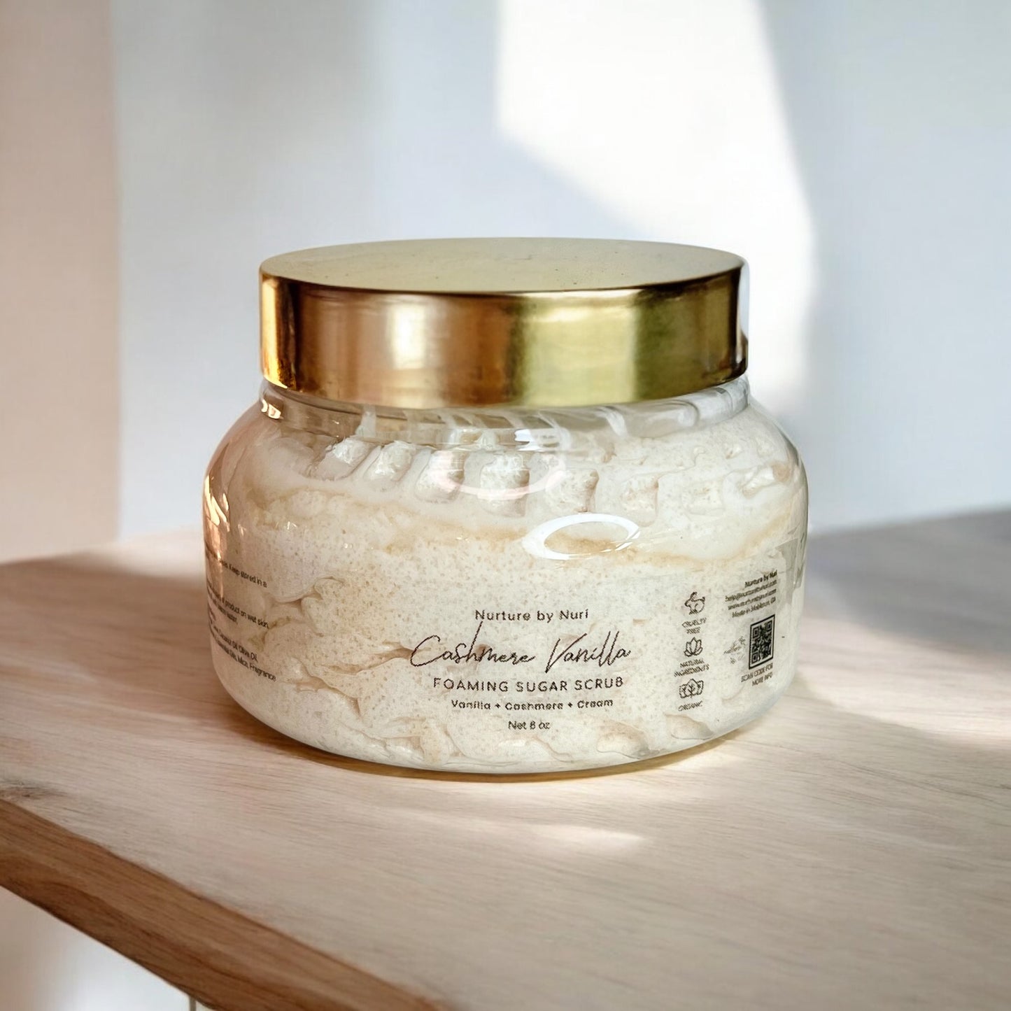 Cashmere Vanilla Foaming Sugar Scrub