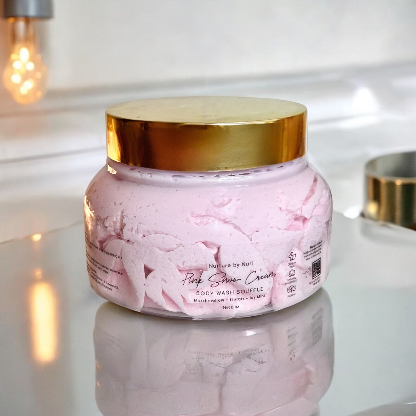 Pink Snow Cream Body Wash Soufflé