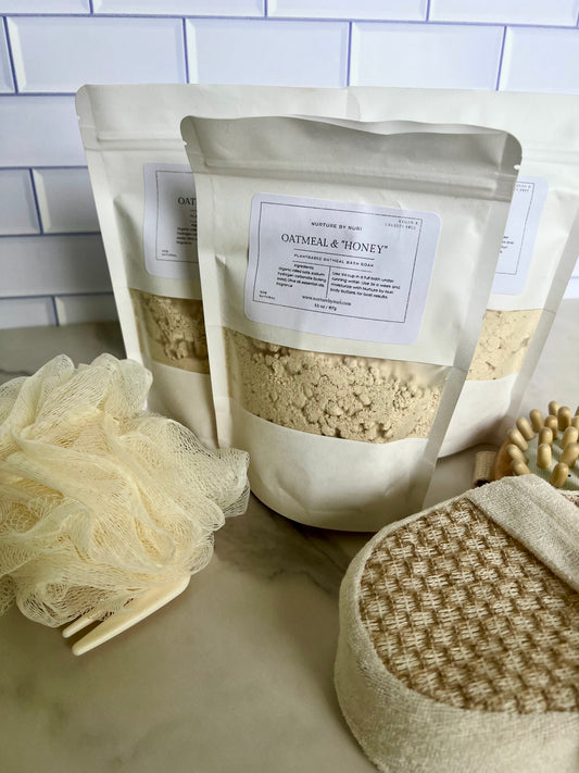 All Natural Oatmeal Bath Soak - Oat and “Honey” Scented